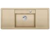 Blanco 523619 ALAROS 6 S SILGRANIT PuraDur met afvoerafstandsbediening, met accessoires zwart bekken midden, champagne