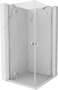 Mexen Mist-H Duo Drehtür Duschkabine 100 x 100 , transparent, Chrom