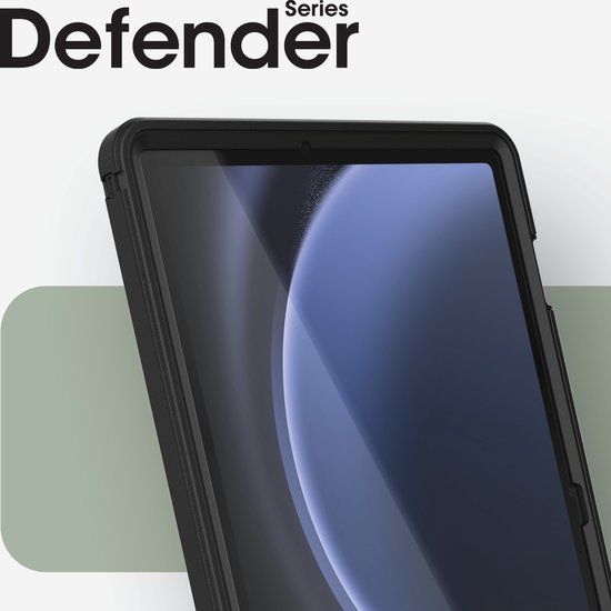 OtterBox Defender Case voor Samsung Galaxy Tab S9 FE - Zwart