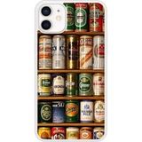 iPhone 12 Canettes Bedrukt Siliconen Hoesje