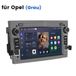 Opel Astra H, Corsa C, D en Zafira autoradio 7 pouces Android 15 avec GPS, Carplay, WiFi, Bluetooth, SWC et DAB+ (2+64 Go)
