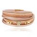 Deja Jewels Lookinggoodtoday Multilayer Wrap Armband Deja - Sneeuwvlok Khaki