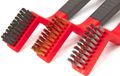 HBM set de 3 brosses en acier 170 mm, 15 mm, 5 mm