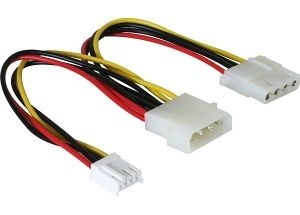 DeLOCK Y-cable power - 0,25 m