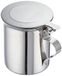 Ilsa 350 – RVS vet, 0,5 L, zilver vlees cm metallic zilver