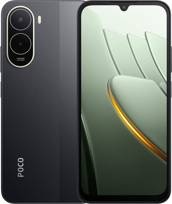 Xiaomi POCO C81 Pro-4G - 4+256GB - Zwart - 6000mAh - 13MP - 120Hz - 6.75"