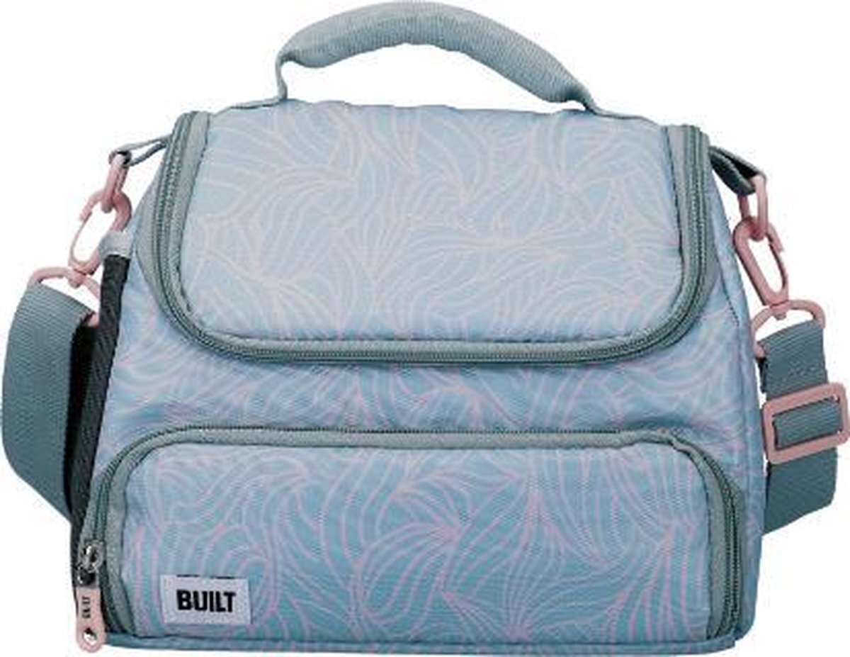 Built NY Lunchtas Mindful 6 Liter Polyester/peva Grijs/roze