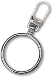 Modieuze Prym Fashion Zippers Ritsenschuiver Ring zilverkleurig