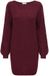 JDY JDYWHITNEY MEGAN L/S BOAT DRESS KNT NOOS Dames Mini jurk Cabernet XS