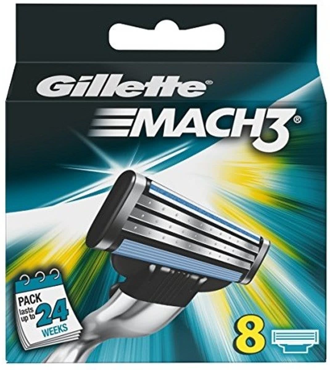 Gillette Mach3 Razor Blades 8pcs