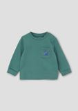 s.Oliver T-shirt Korte mouw Ronde hals Katoen Effen Unisex Kinderen 68 Mint