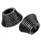 Andoer® 18 stuks metalen adapterringen voor lensfilters 37 49 52 55 58 62 67 72 77 82 mm