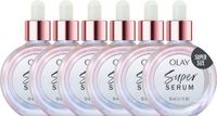 Olay Super Serum - Hydraterend Gezichtsserum met Vitamine C & E & Niacinamide - 6 x 50ML