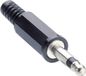 Lumberg KLS 2 Jackplug 3.5 mm Stekker, droit Nombre de pôles : 2 Mono Noir 1 pièce(s)