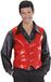 Widmann Finidi Pailletten gilet vestje rood M/L