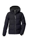 killtec meisjes Gewatteerd jack/winterjack met capuchon KOW 357 GRLS QLTD JCKT, schwarz blau, 164