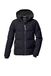killtec meisjes Gewatteerd jack/winterjack met capuchon KOW 357 GRLS QLTD JCKT, schwarz blau, 164