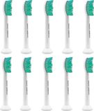 Philips Sonicare opzetborstels HX6018, set van 10, ProResults, vervangende borstels
