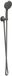 IVY Bond handdoucheset, slang 150 cm, wandhouder met uitlaat en 3 standen handdouche, geborsteld metal black PVD