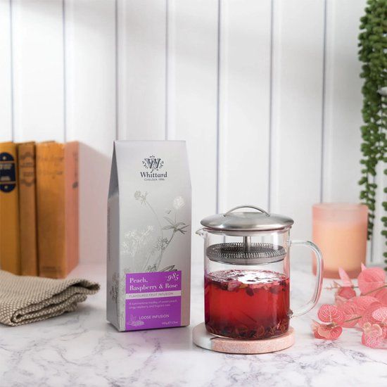 Whittard of Chelsea Fruitinfusie Peach, Raspberry & Rose, 100 g