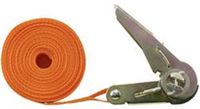 TOOLCRAFT TO-6802776 Spanband (eendelig) Trekkracht (lc) vastbinden (enkel/direct): 350 daN (l x b) 6 m x 25 mm Ratelinrichting EN 12195-2