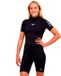 Roxy 26bw251600 2/2 Mm shorty femme à manches courtes et zip dorsal noir M femme