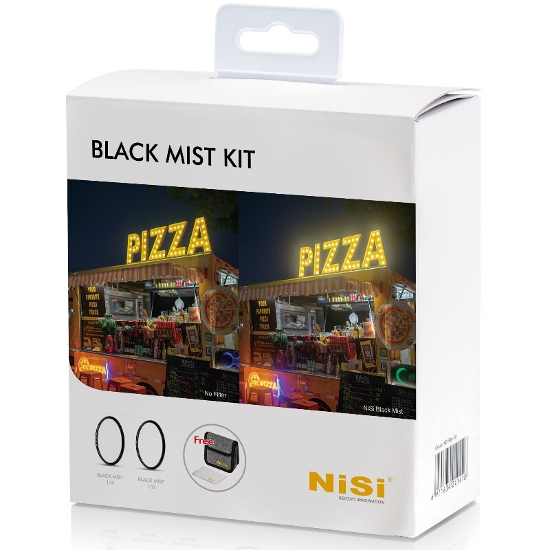 NiSi Black Mist Kit 1x 1/4 1x 1/8 + Circular Filter Pouch 82