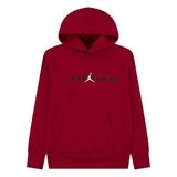 Jordan MJ Baseline sweatshirt met capuchon voor jongens, zwart