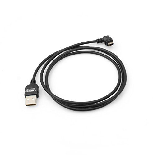Systems 1m Mini USB Cable 90 Degree Left Angle Connector