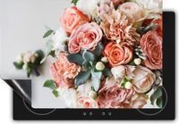 Chefcare Inductie Beschermer Bloemen in Vaas - Boeket - 77x59 cm - Multicolor