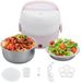 Merkloos 2 Layers Electric Lunch Box