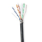 Nedis CCBG8598BK100S - Netwerkkabel - 100m - Zwart