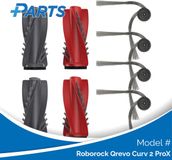 Roborock Qrevo Curv 2 ProX Borstels (6 Stuks, Plus.Parts® alternatief voor 8.02.0363)