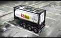 Italeri Modelbouwpakket Vrachtwagens - 3929 Technokar Trailer with 20 FT Tankcontainer Plastic - 1:24