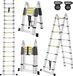Merkloos Telescopische Ladder - 500 cm - Aluminium - 150 kg