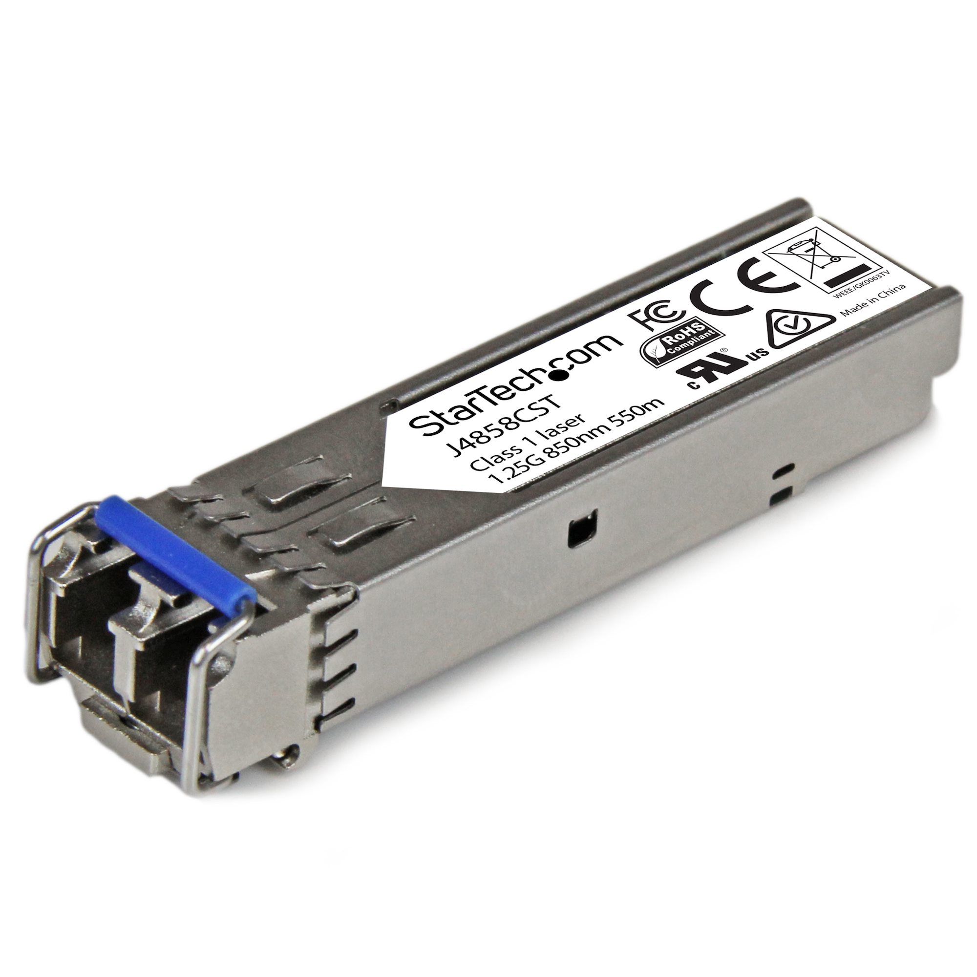 StarTech.com Gigabit Fiber SFP Transceiver Module - HP J4858C Compatible - MM LC - 550m