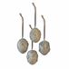LOBERON Hanger set van 4 Zama antiekgrijs