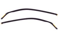 HEKO -31128 windgeleider/regendeflector voor VW Lupo 3-deurs bj. 1999-2005, 2-delige set, transparant