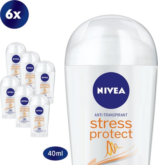 Nivea Stress Protect - 6 x 40 ml - Voordeelverpakking - Deodorant Stick