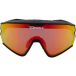 Rehall GATOR-R Lunettes de soleil unisexe - Noir/Rouge