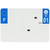 Top Plaq 01 PVC nummerplaatstrip met bedrijfsnaam