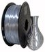 PLA-filament, 1,75 mm, 1 kg, brillant, argent, pour impression 3D