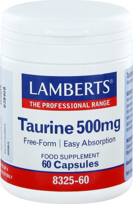 Lamberts Taurine 500 mg - 60 capsules