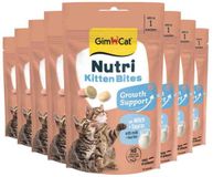 GimCat Kattensnack Nutri Kitten Bites - 8 x 40 gr - Voordeelverpakking