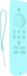 Haorui Industrial Technology Co., Ltd. Housse de télécommande en silicone, incision précise, boutons non perturbateurs, Fire TV Stick Lite, vert menthe