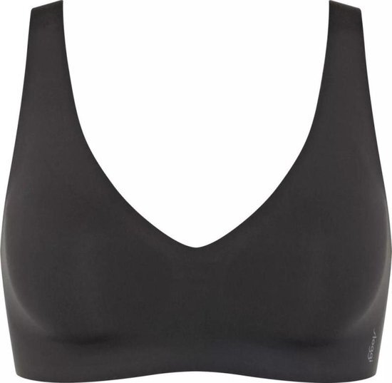 Sloggi Zero feel 2.0 dames soft bh zonder beugel black - Maat L+