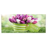 Homemania Muurfoto, bloemen, natuur, voor woonkamer, slaapkamer, meerkleurig, 70 x 3 x 100 cm, HM20KNV70 x 100 – 189, polyester, hout