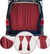 VW Grand California H2 achterklep rideaux rouge