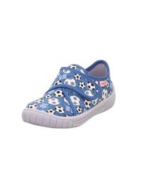 Superfit Bill pantoffels voor jongens, Blauw meerkleurig 8400 - 1000279