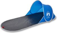 vidaXL Tente de plage pop-up imperméable bleu azur